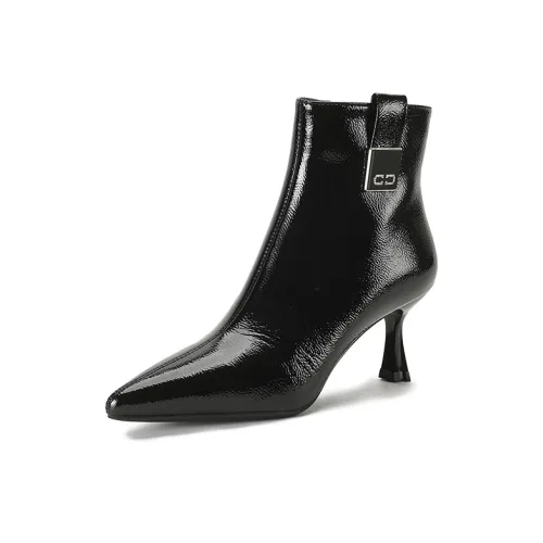 【dme】 Ankle Boots 6.5cm Women's Black