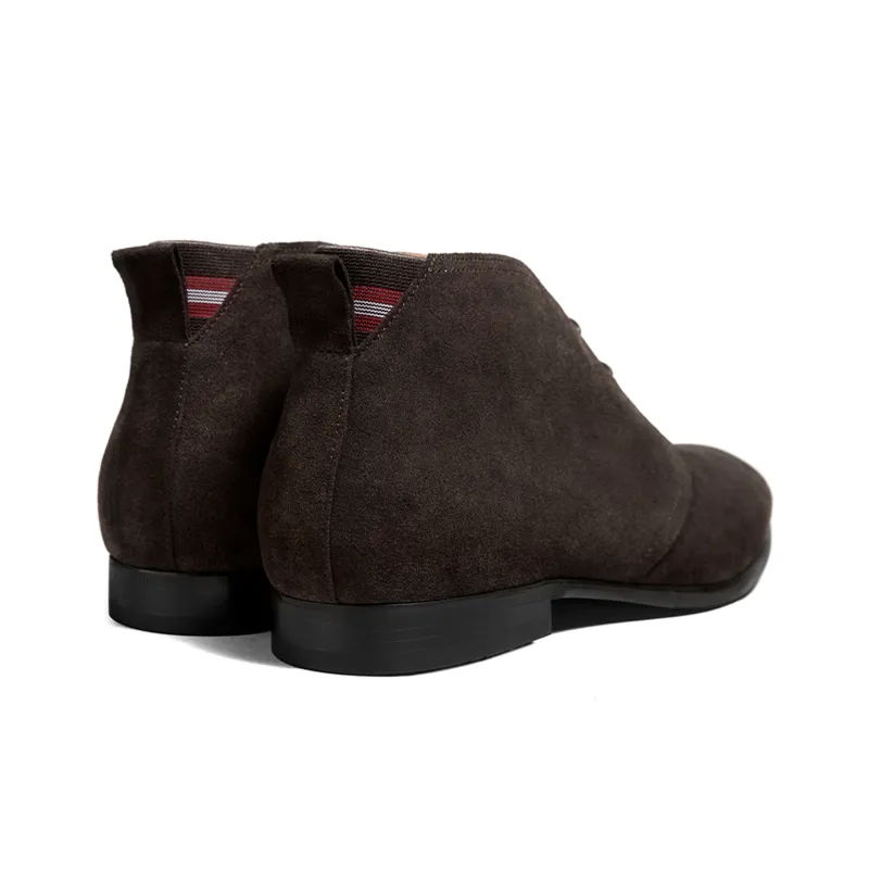 THOM WILLS Ankle Boots Men's Dark Coffee-3