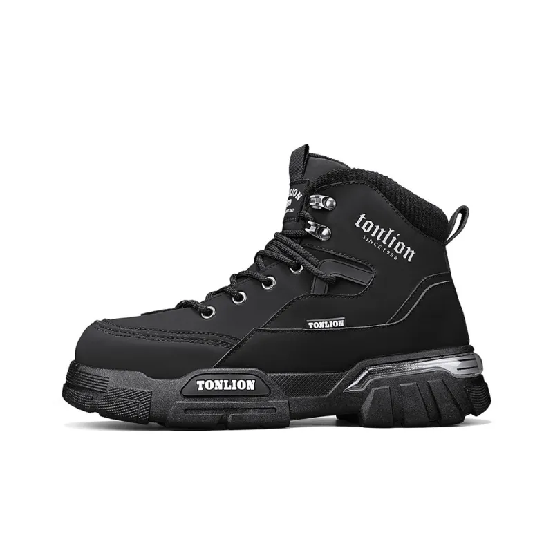 Tonlion Short Martin Boot Men's Black-0