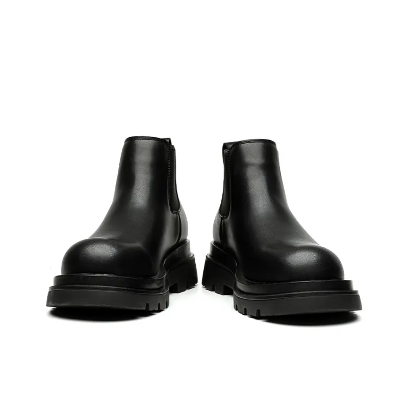 Aquarius Short Chelsea Boots Men's Black-1