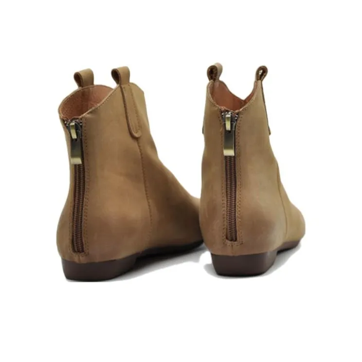 ARTMU Ankle Boots Women's Dark Apricot/Caramel-1