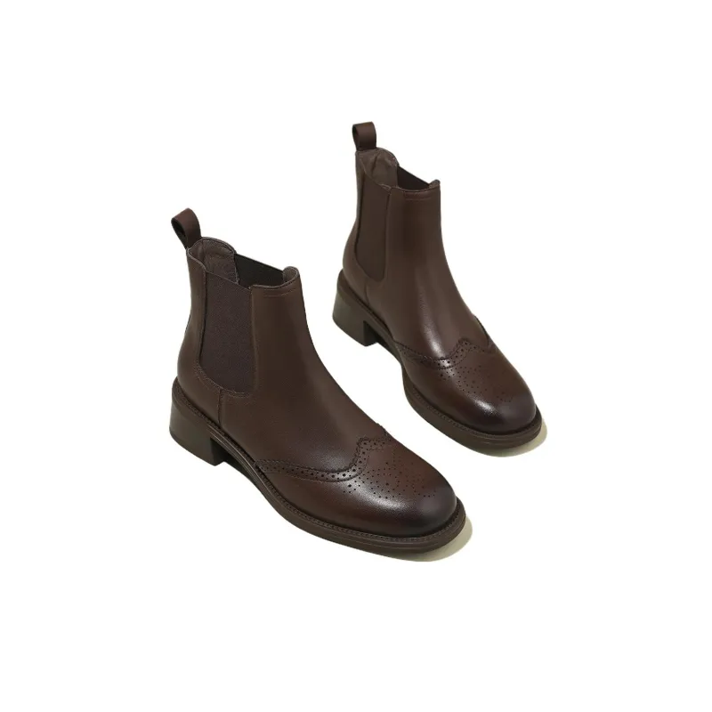 D:FUSE SCANDINAVIA Short Chelsea Boots 5cm Women's-7