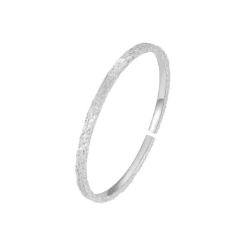 YUJIANDOUDOU 999 Fine Silver Bangles Women's