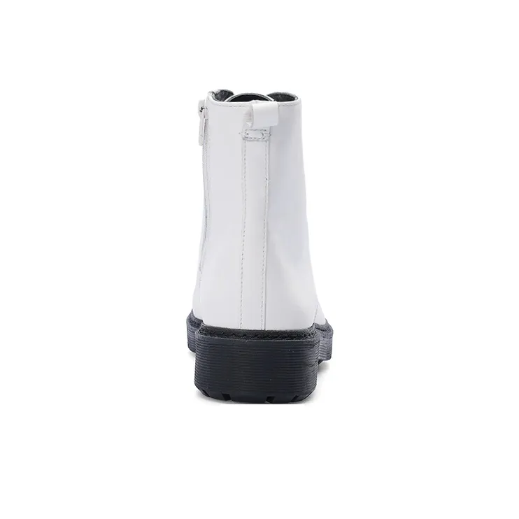 Clarks Martin Boots Women's White-4