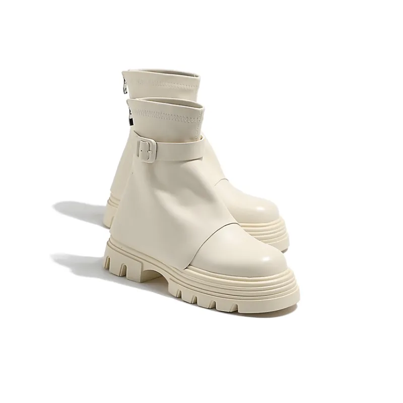 MIS. DANNY Short Chelsea Boots 6cm Women's-6