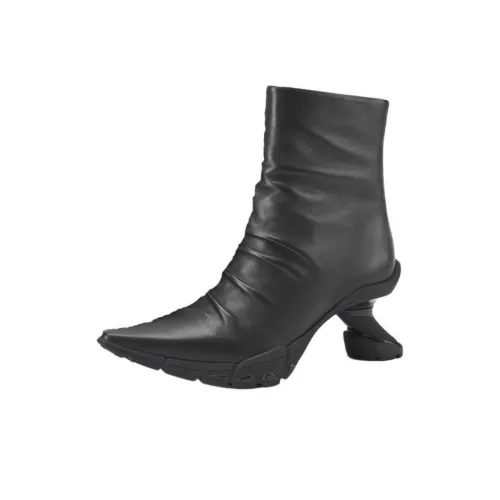 Jiangnan Commoner Ankle Boots Women's Black