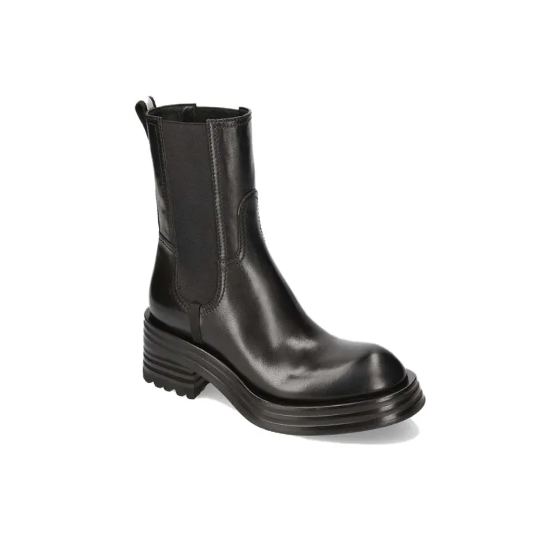 PREMIATA Gaucho Nero + Heidi Crew Chelsea Boots 6.5cm Women's Black-2