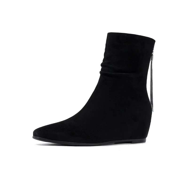HARSON Ankle Boots Women's Black/Chocolate-0