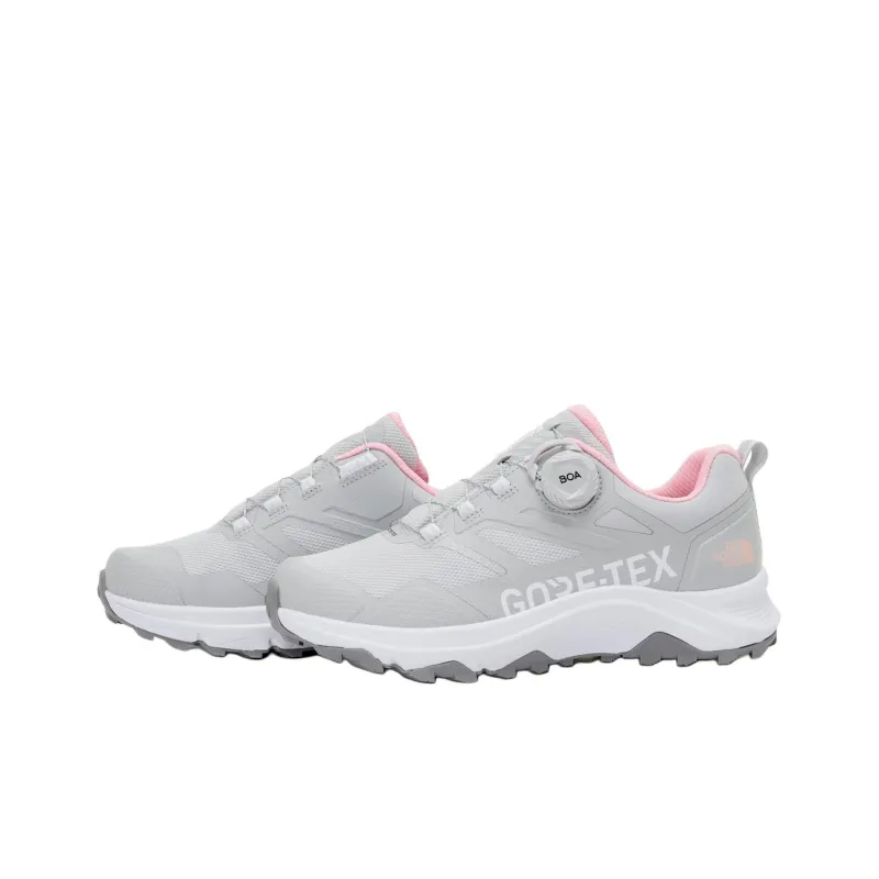 THE NORTH FACE Energy Tech 2 Slip Resistant, Abrasion Resistant, Waterproof Low Top Hiking Shoes Women's Gray Pink-2