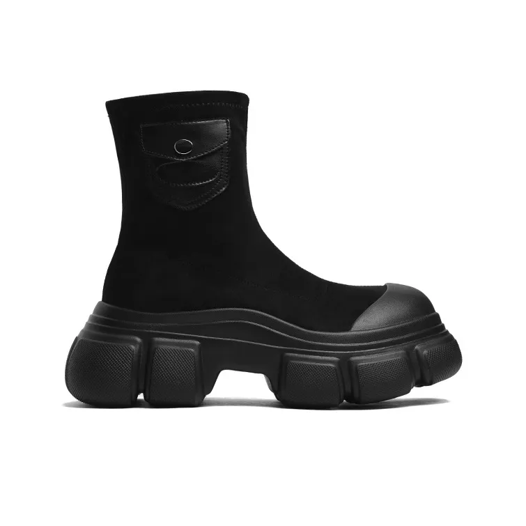 CAMEIDO Ankle Boots Women's Black-2