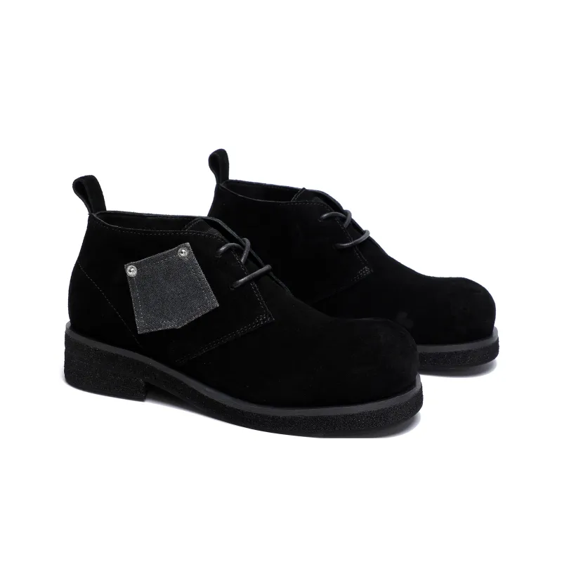 Liuciyuan Martin Boot Unisex Black-1