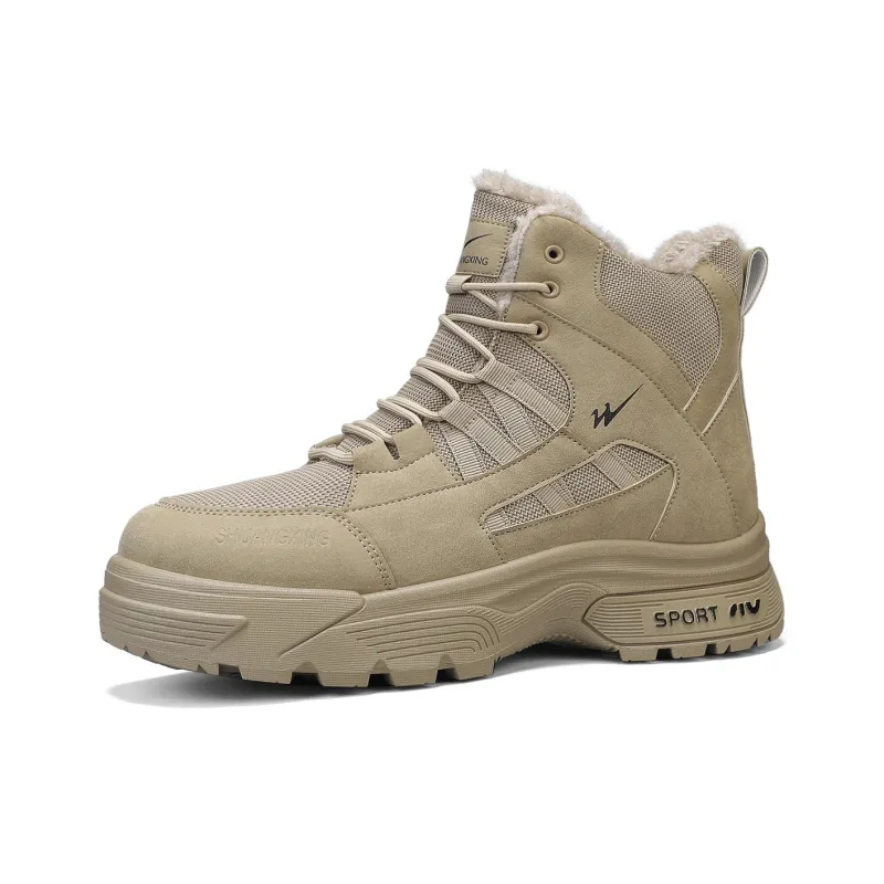 Binary Short Martin Boot 5.5CM Men's Khaki-2