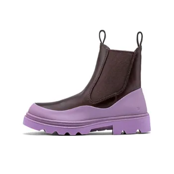 Ecco Short Chelsea Boots 4cm Women's Purple