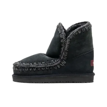 K.D.KENAZ Warm Wear-Resistant Slip-Resistant Fashion Snow Boots Women's Sparkling Black