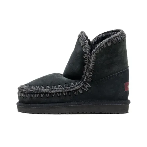 K.D.KENAZ Warm Wear-Resistant Slip-Resistant Fashion Snow Boots Women's Sparkling Black