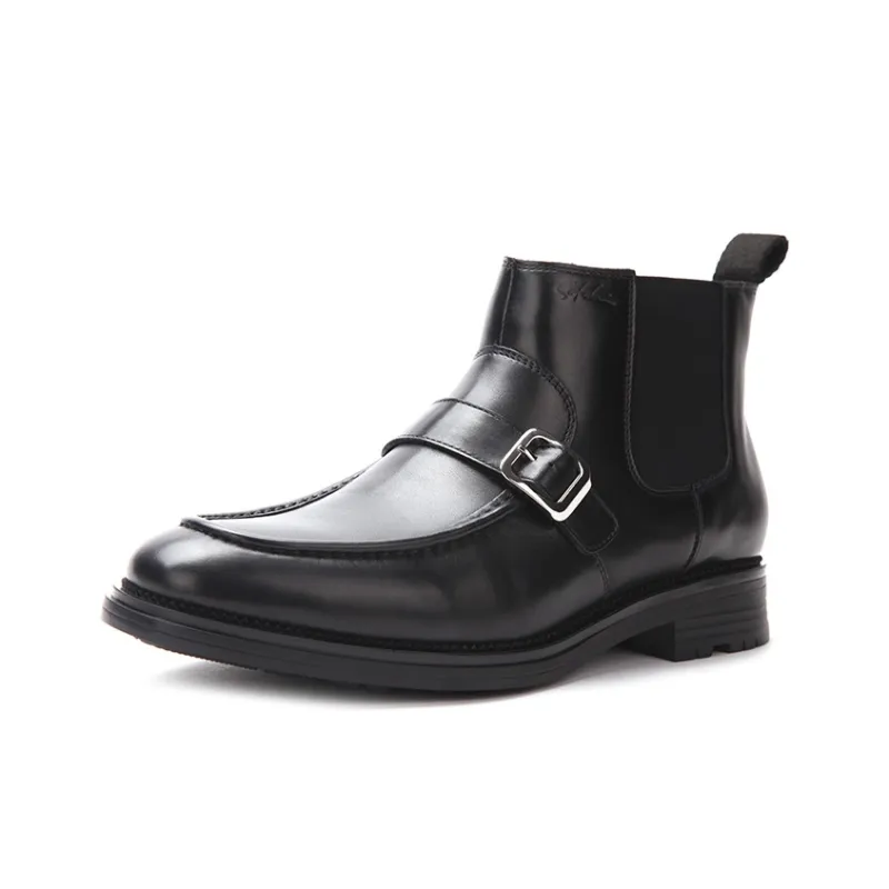 Satchi Chelsea Boots Men Black-1