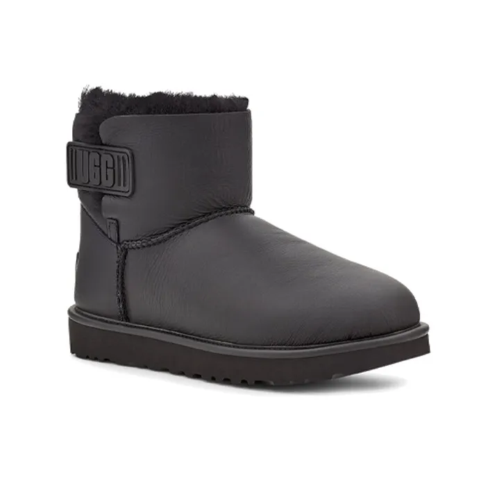 UGG Mini Bailey Logo Strap 'Black' Women's-2