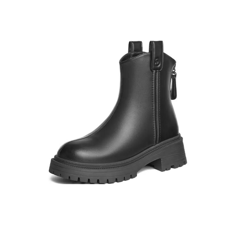 JOSINY Ankle Boots Women's Black/Khaki/Light Brown-1