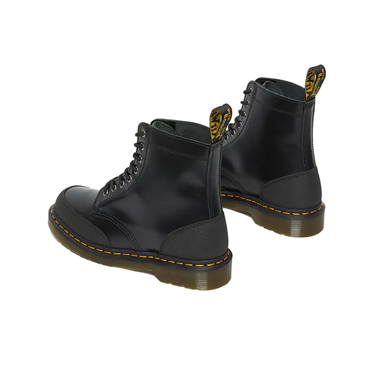Dr.Martens 1460 Guard Panel Leather Lace Up Boots 'Black'-2