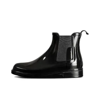 HUNTER Water-Resistant Rain Boots Men's Black