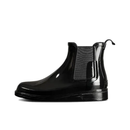HUNTER Water-Resistant Rain Boots Men's Black