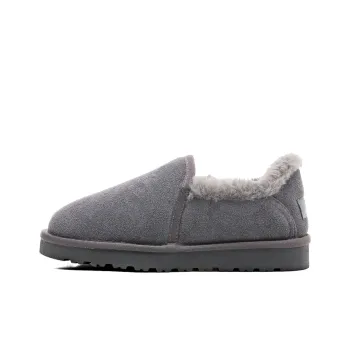 Warrior Wear-Resistant Slip-Resistant Ankle-Length Snow Boots Unisex Gray