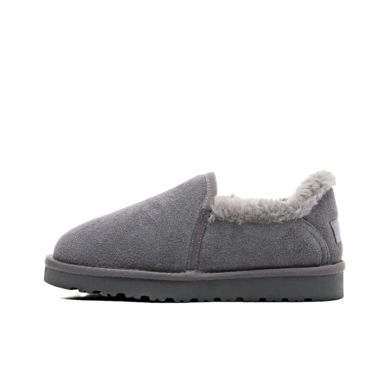 Warrior Wear Resistant Slip Resistant Ankle Length Snow Boots Unisex Gray-0