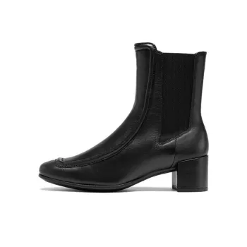 Ecco Shape 35 Square Sculpted 35 Square Toe Collection Short Chelsea Boots Women's Black