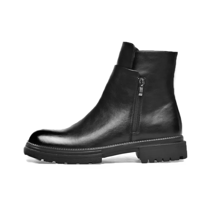 YEDANI Ankle Boots Men Black/Brown-0