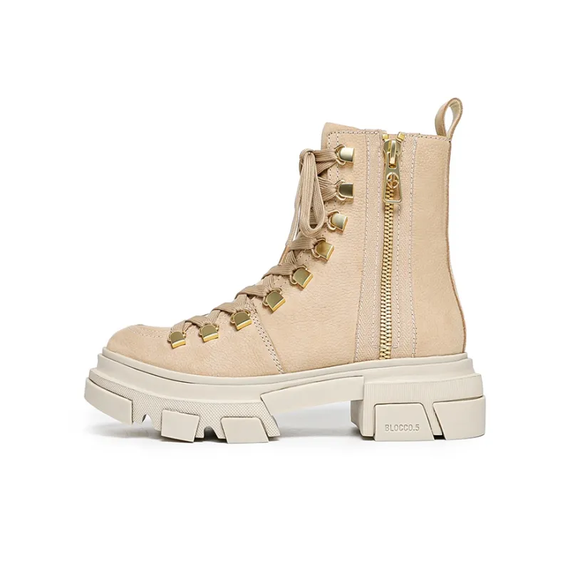 BLOCCO5 Ankle Boots Women's Beige-0