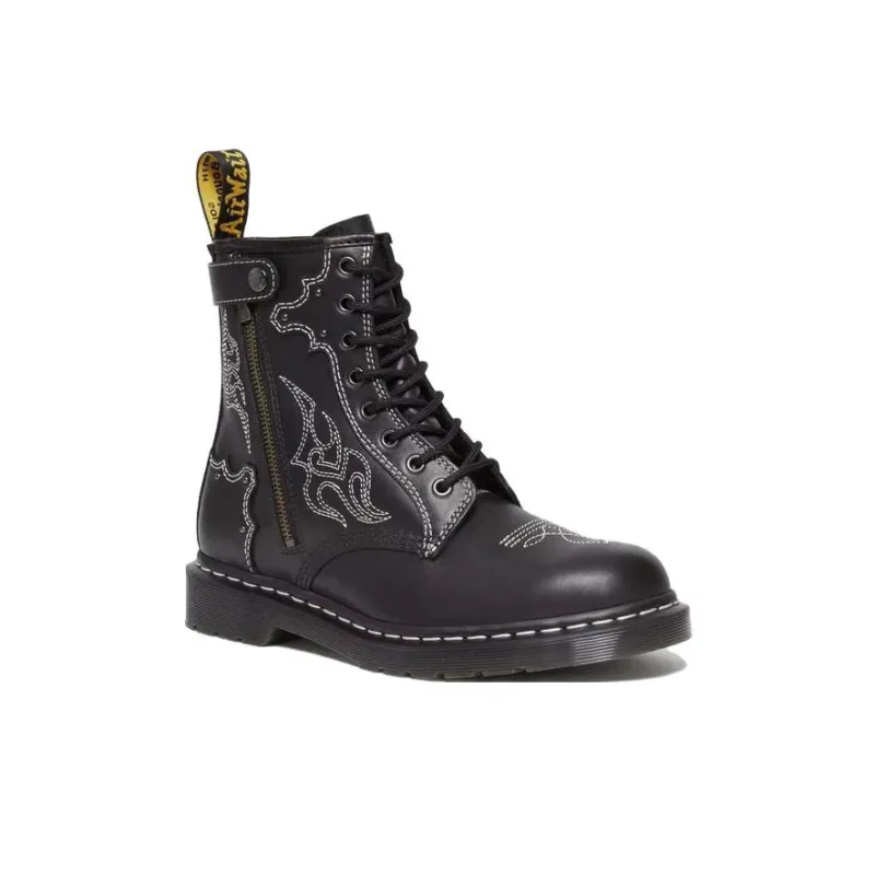 Dr.Martens 1460 GOTHIC AMERICANA LEATHER LACE UP BOOTS Short Martin Boot Unisex Black-1