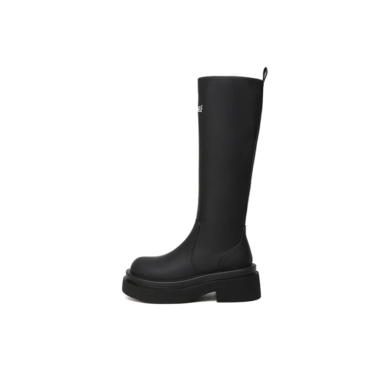 DAPHNE Knee high Boots 6cm Women's Black-0