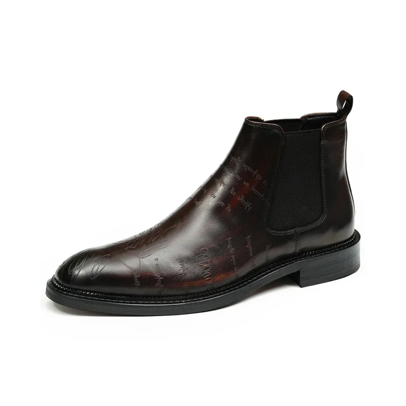 ASTON M.JAZZ Short Chelsea Boots Men's-12