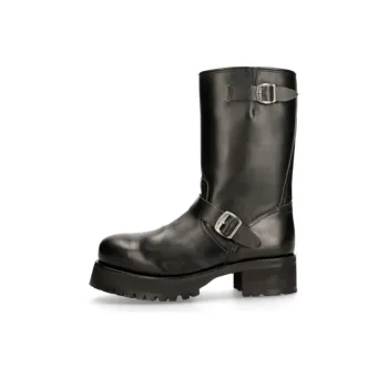 NEW ROCK Ankle Boots Men's Black