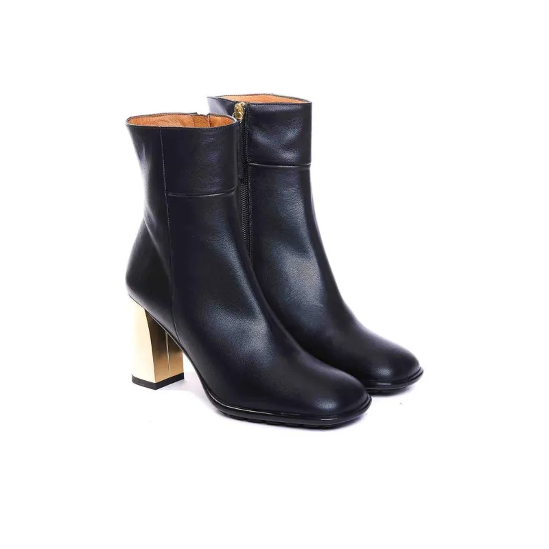 ANGEL ALARCON Ankle Boots 8cm Women's Black-2