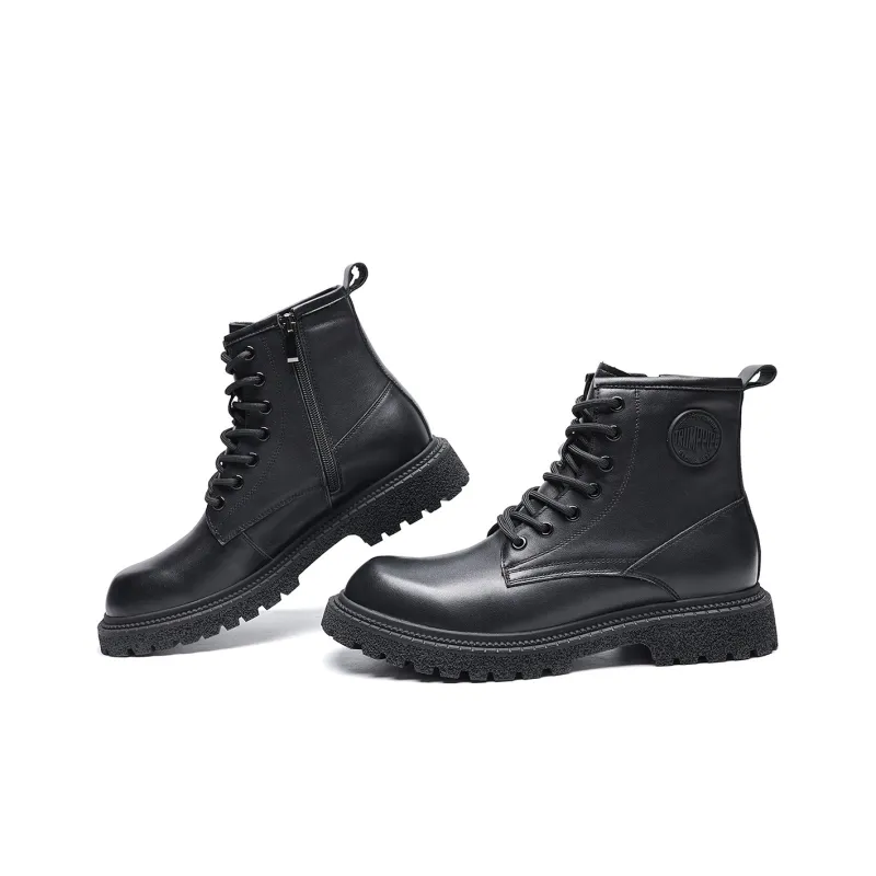 TRUMPPIPE Short Martin Boot Men's Black-12