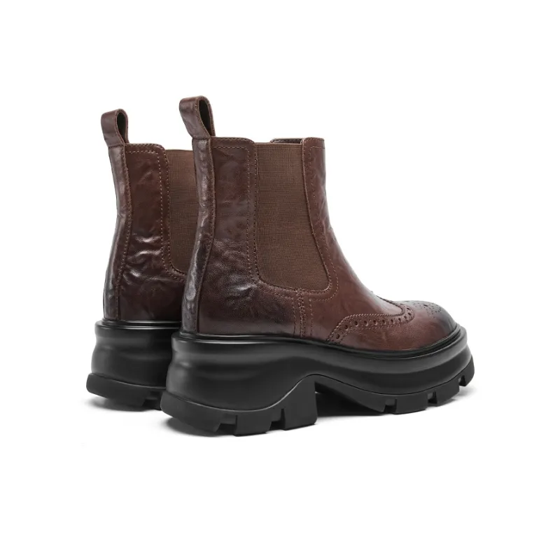 CHERYKALLY 13.5cm Chelsea Boots 7cm Women's-6