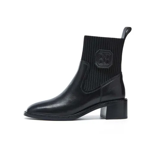 Marie Claire Ankle Boots 4.7cm Women's Midnight Paris Black