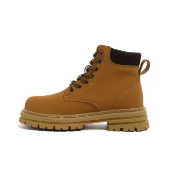 HUANQIU Martin Boots Women's Ginger Yellow