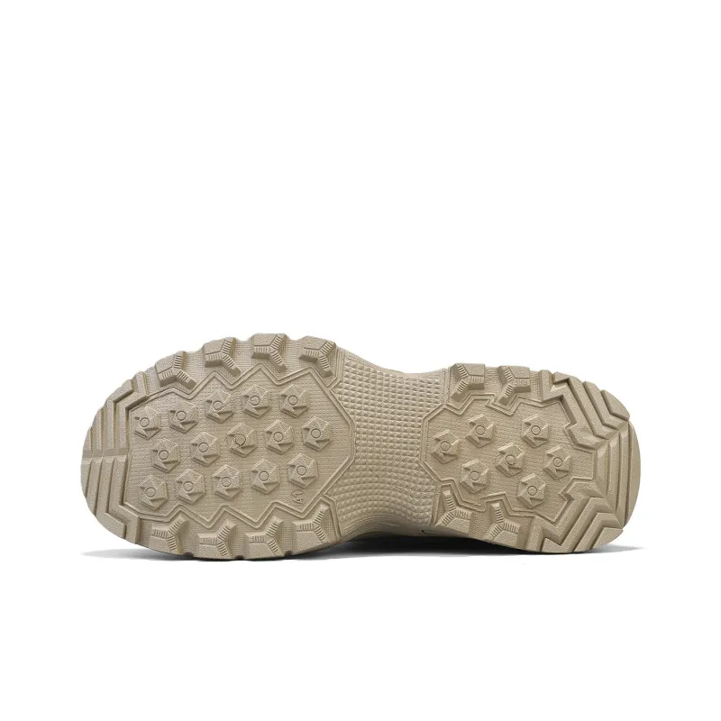 Binary Short Martin Boot 5.5CM Men's Khaki-5