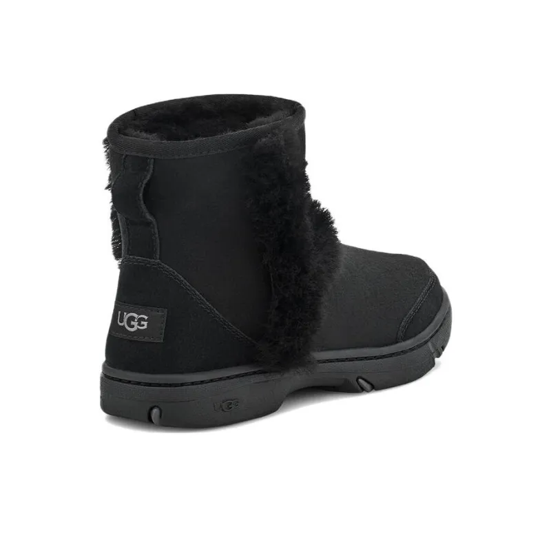 UGG Sunburst Mini Boot Black Women's-3