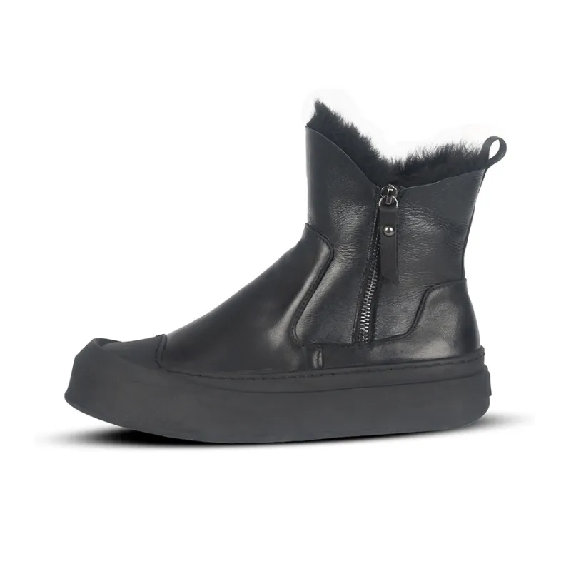 Thai Points Snow Boots Men's Black-0