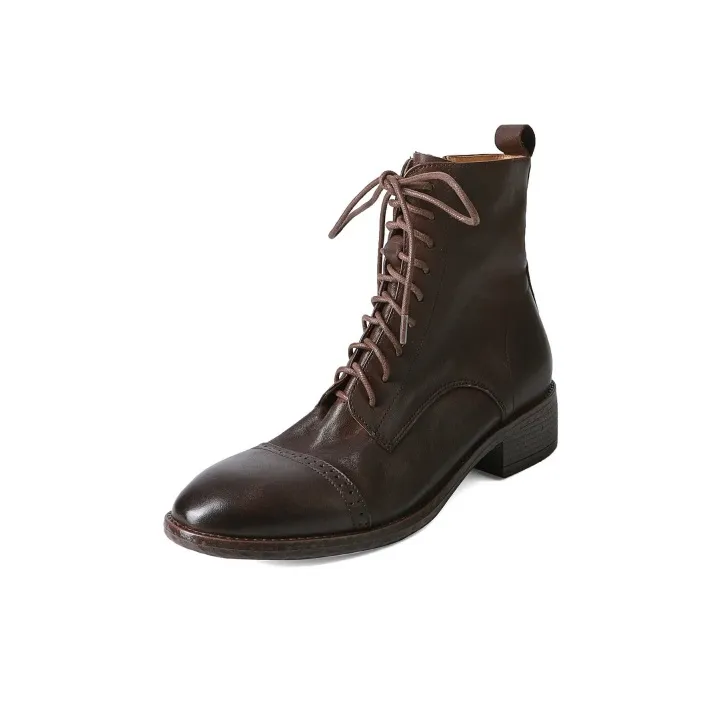 XIAOAJUE Ankle Boots 4cm Women's-8