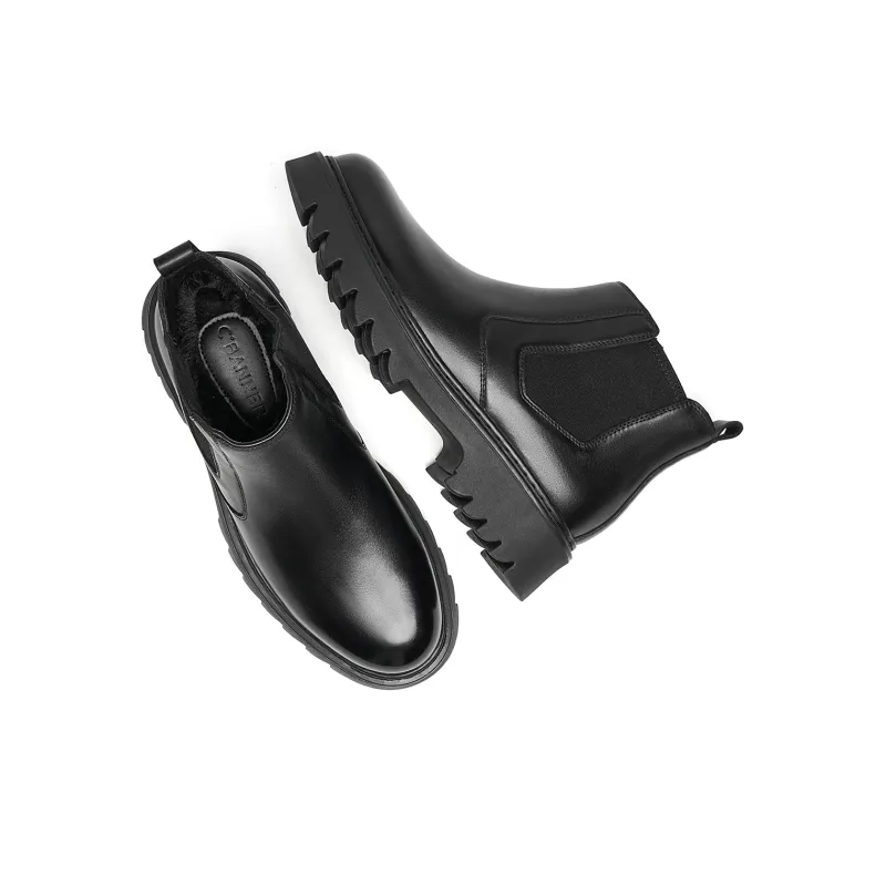 C°BANNER Short Chelsea Boots Men's Black-3