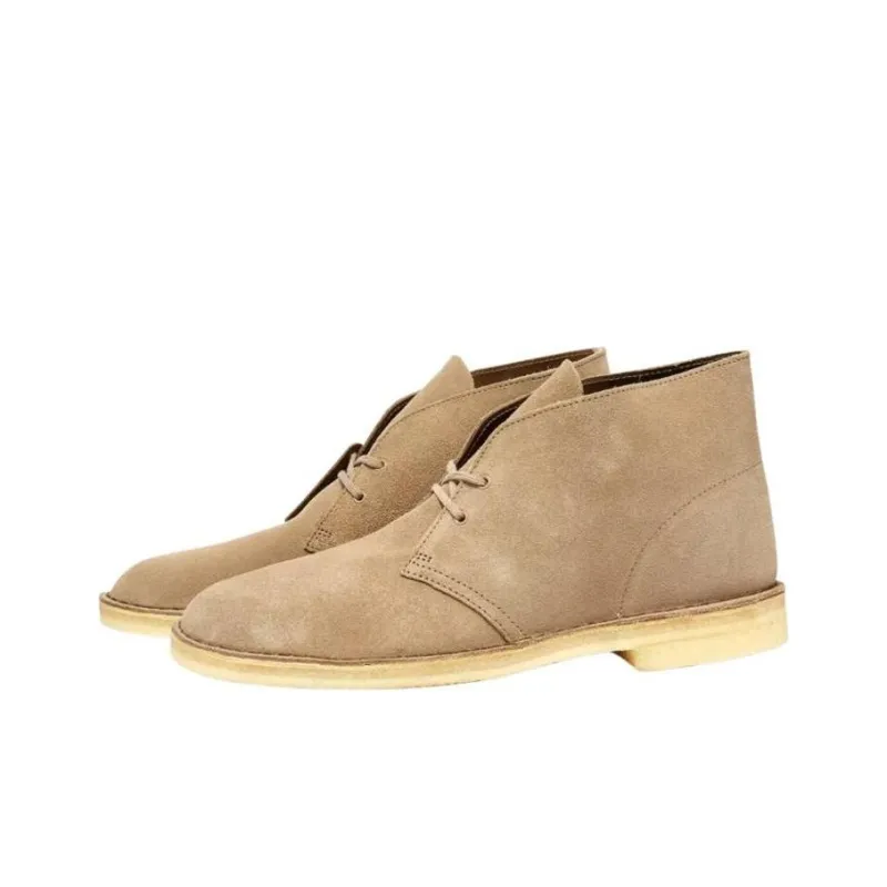 Clarks Originals Ankle Boots Men's Light Brown-1