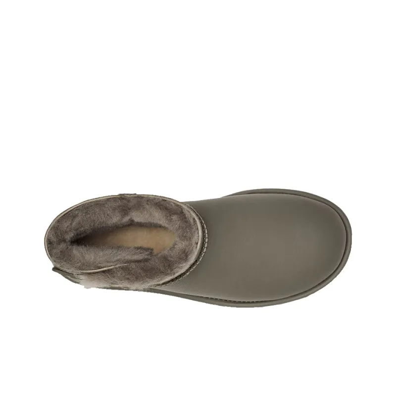 UGG Mini Bailey Logo Strap 'Army Green' Women's-3