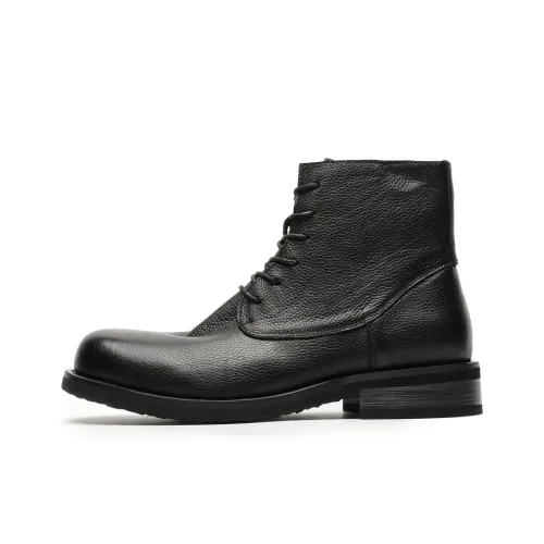 ΛOLUNKΛ Short Martin Boot Men's Black