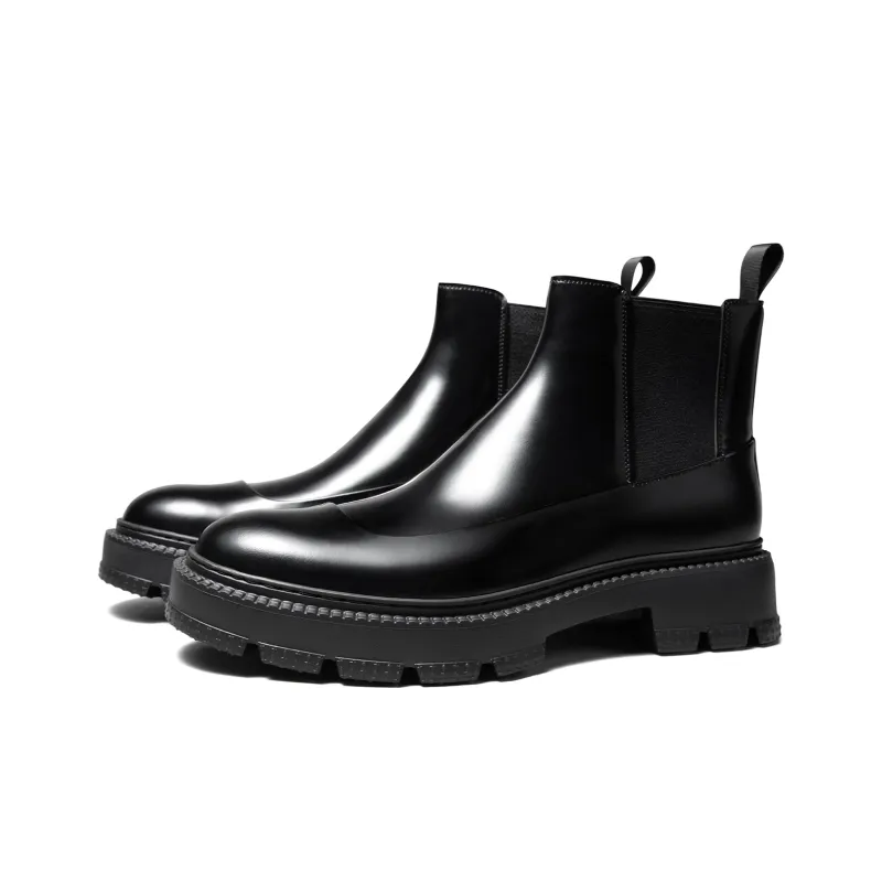 THOM WILLS British Business Formal Boots Short Chelsea Boots Men's-1