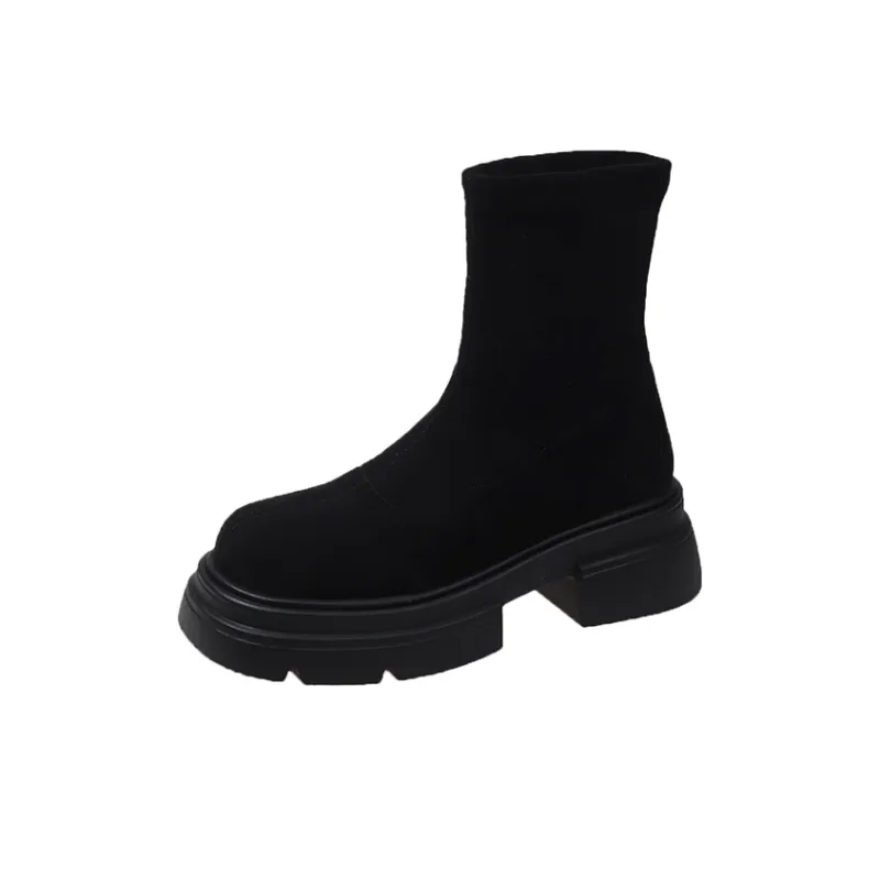 Xingdiman Ankle Boots Women's Khaki, Black-6