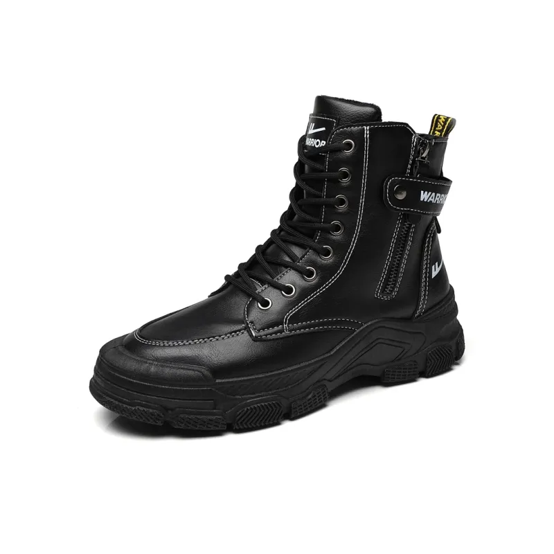 Warrior Short Martin Boot Men's Black-0
